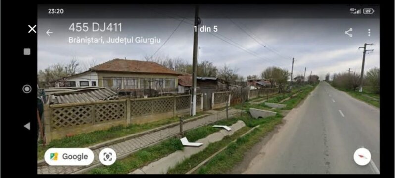 Ilfov, Calugareni (Branistari), de vanzare casa, 1.500 mp, cadastru-intab.